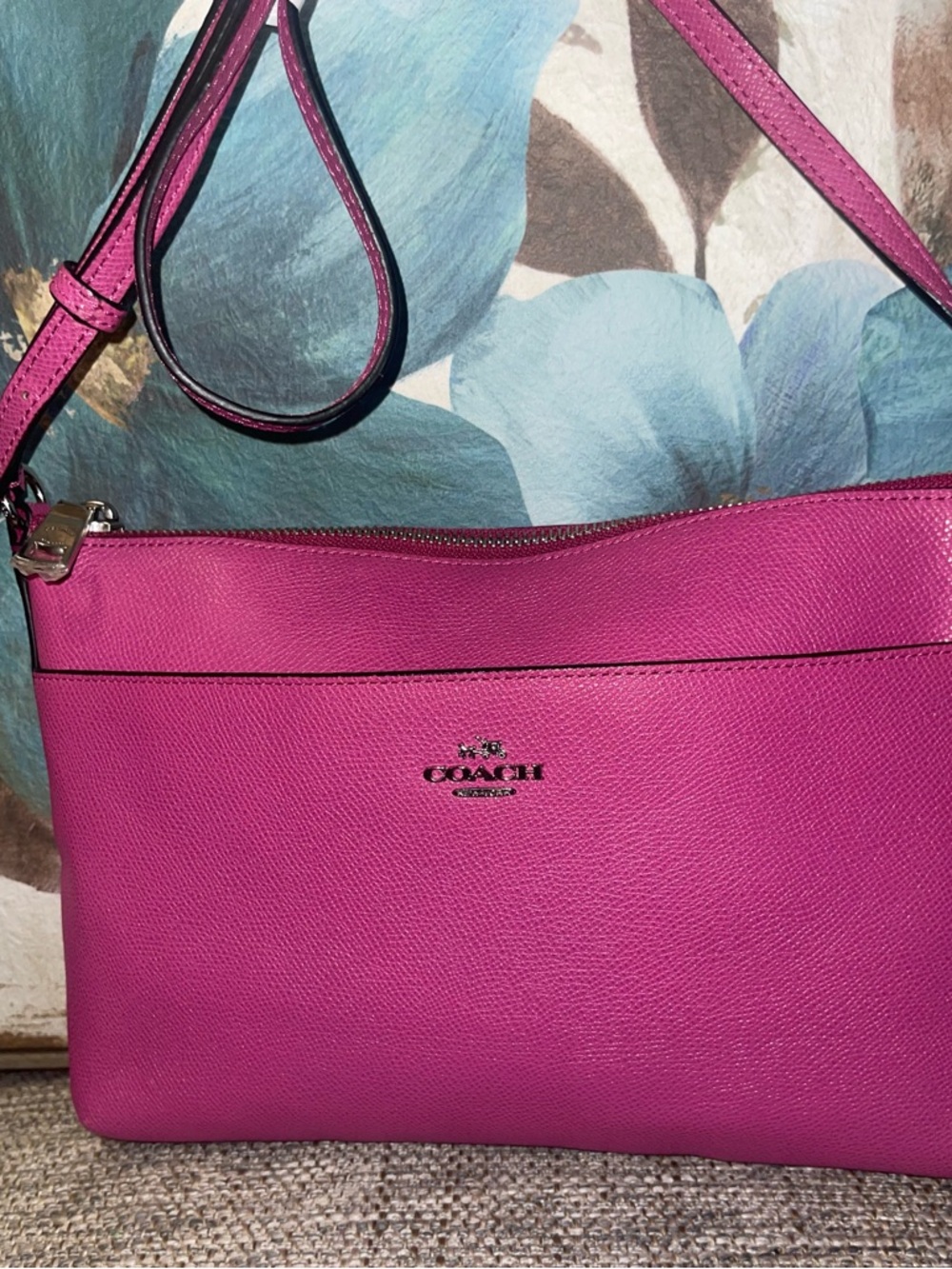Coach Pink leather Crossbody. NWOT